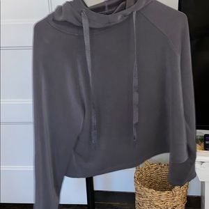 soft gray joy lab hoodie